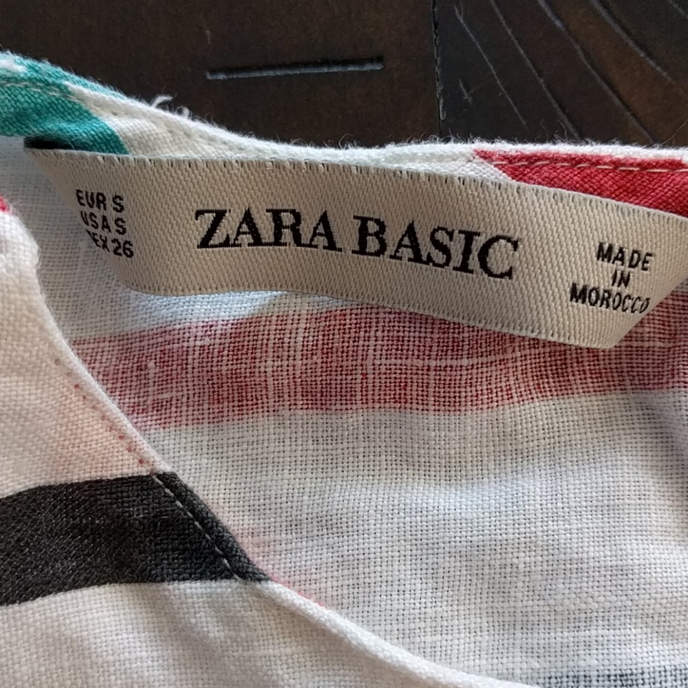 Zara Basic Linen Top - image 3